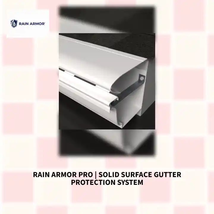 Rain Armor Pro | Solid Surface Gutter Protection System by@Outfy