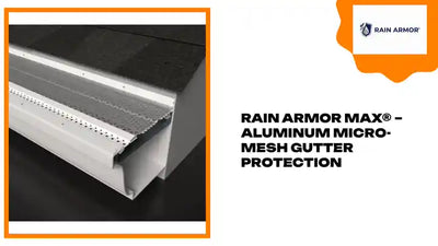 Rain Armor Max&reg; &ndash; Aluminum Micro-Mesh Gutter Protection by@Outfy